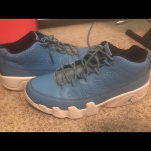 Blue Jordan 23 sneakers